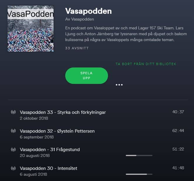 Podcasts - Vasapooden